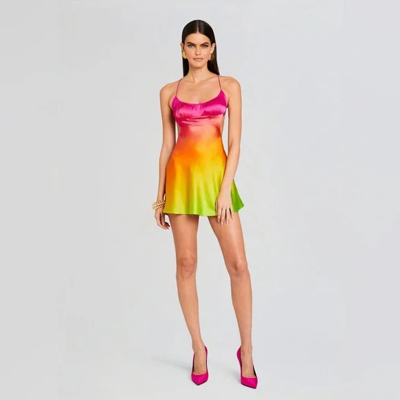 Retrofête JOSEFINE SILK DRESS, Size Large, $448 - Picture 5 of 13